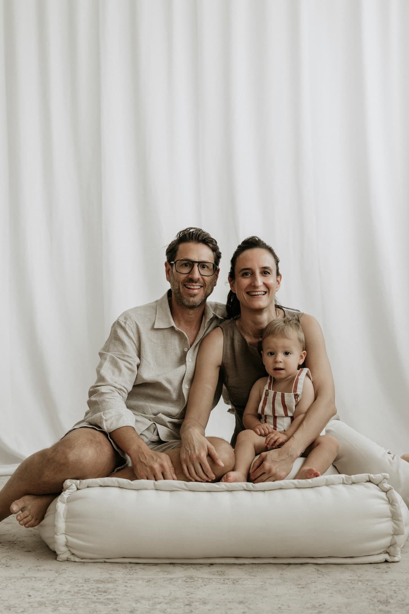 Florian Settele with his family on Mallorca