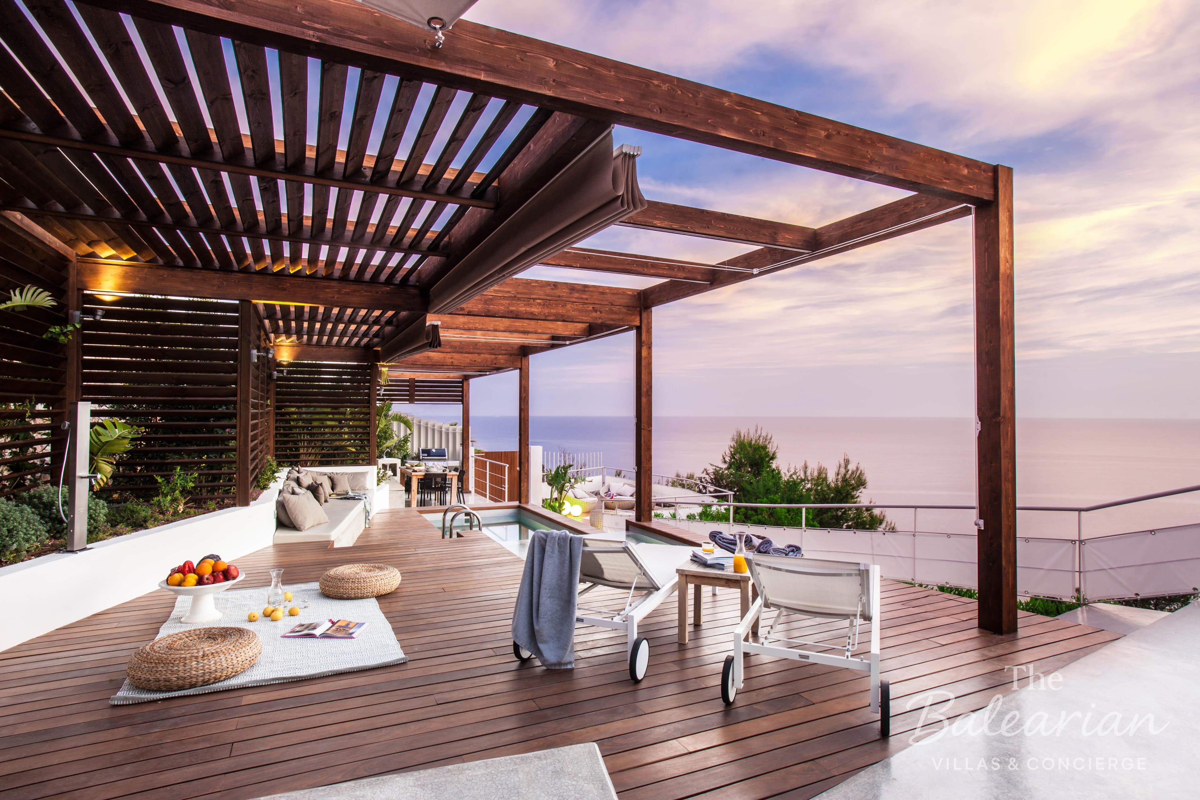 Ibiza Villa mit Sonnenuntergang Yelda