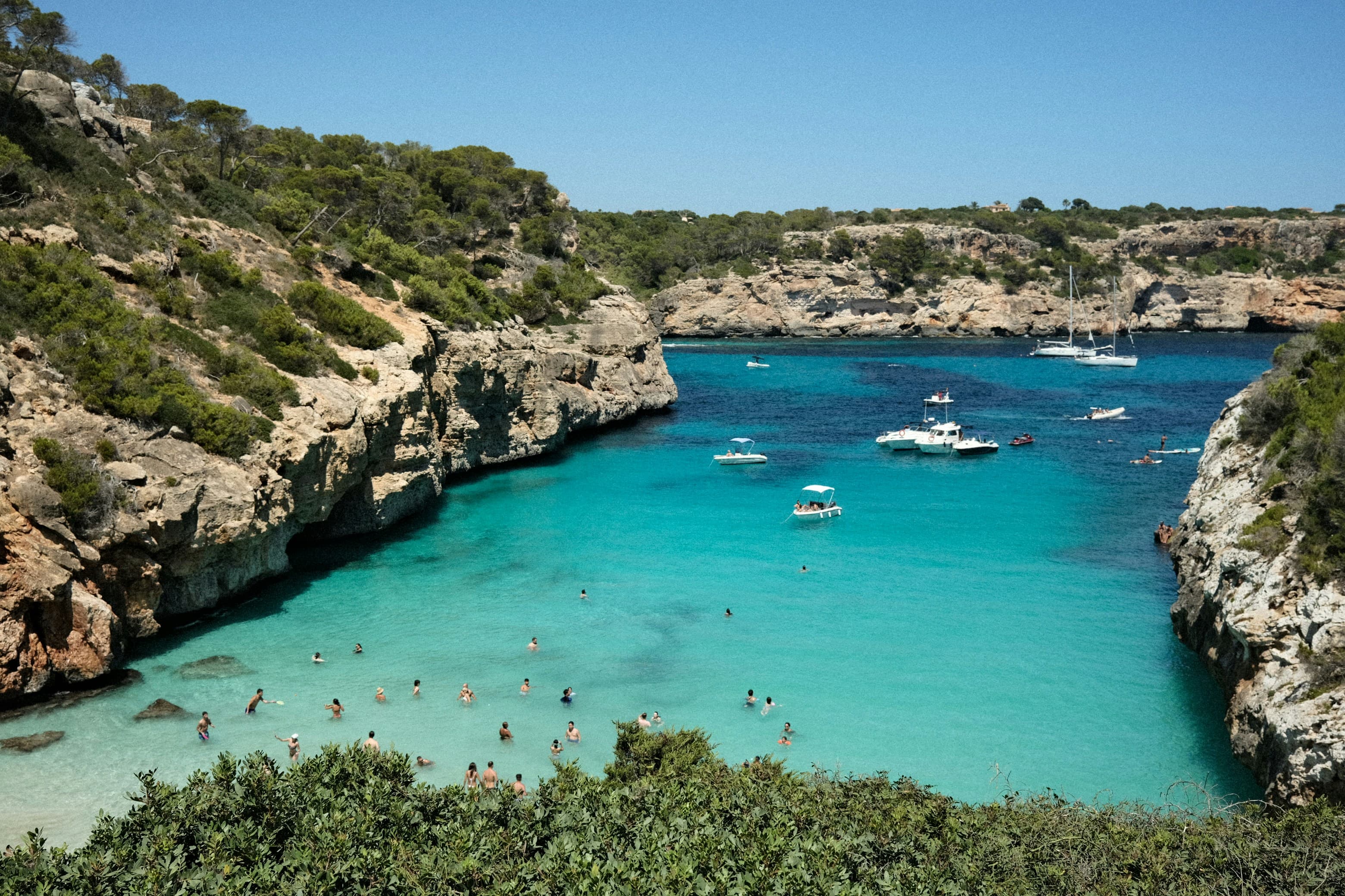 Natürliche Bucht Mallorca Nachhaltigkeit Umweltschutz